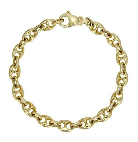 gucci mariner bracelet gold|Gucci mariner link chain bracelet.